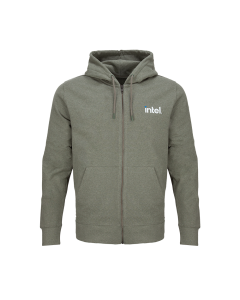 Unisex Zip Hoodie Green