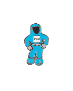 Bunny Person Pin Badge
